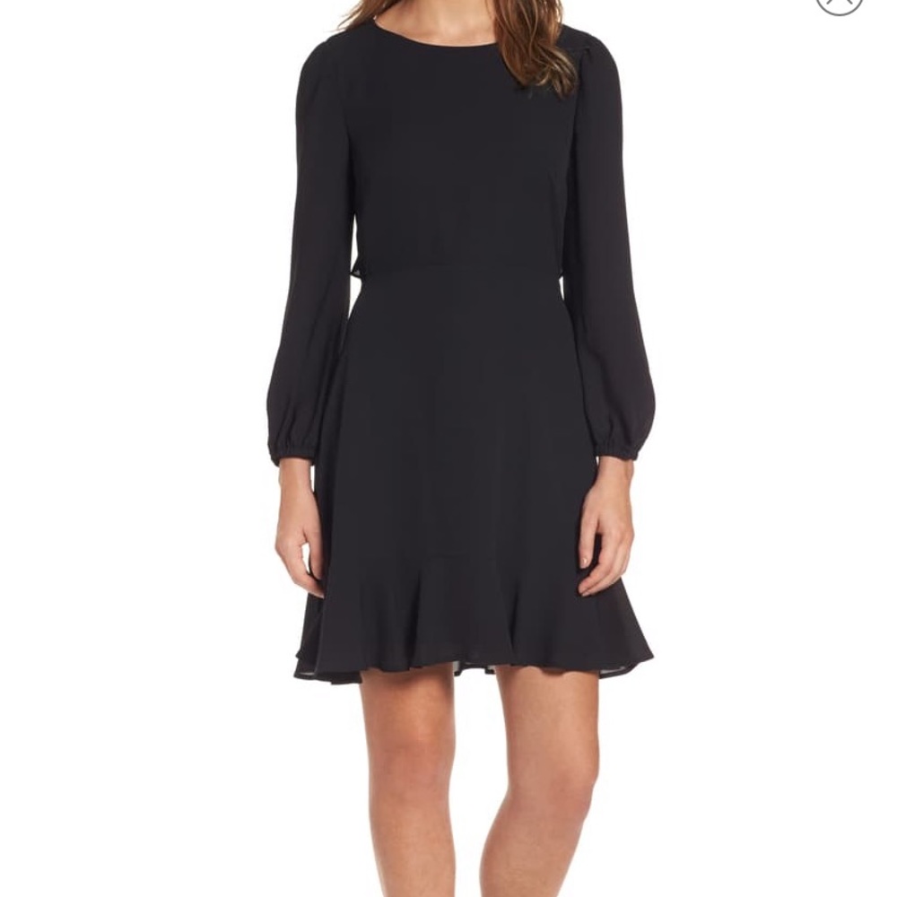 *NWT* Open Back Ruffle Party Dress - Picture 2 of 6